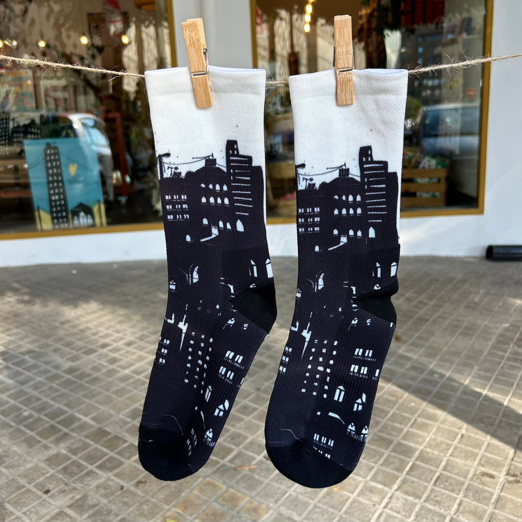 Fun Socks Beirut Silhouette