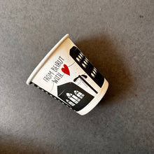 Load image into Gallery viewer, Paper Cup 4oz From Beirut with Love Silhouette