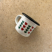 Load image into Gallery viewer, Enamel Espresso Mug Shaffeh (شفة)