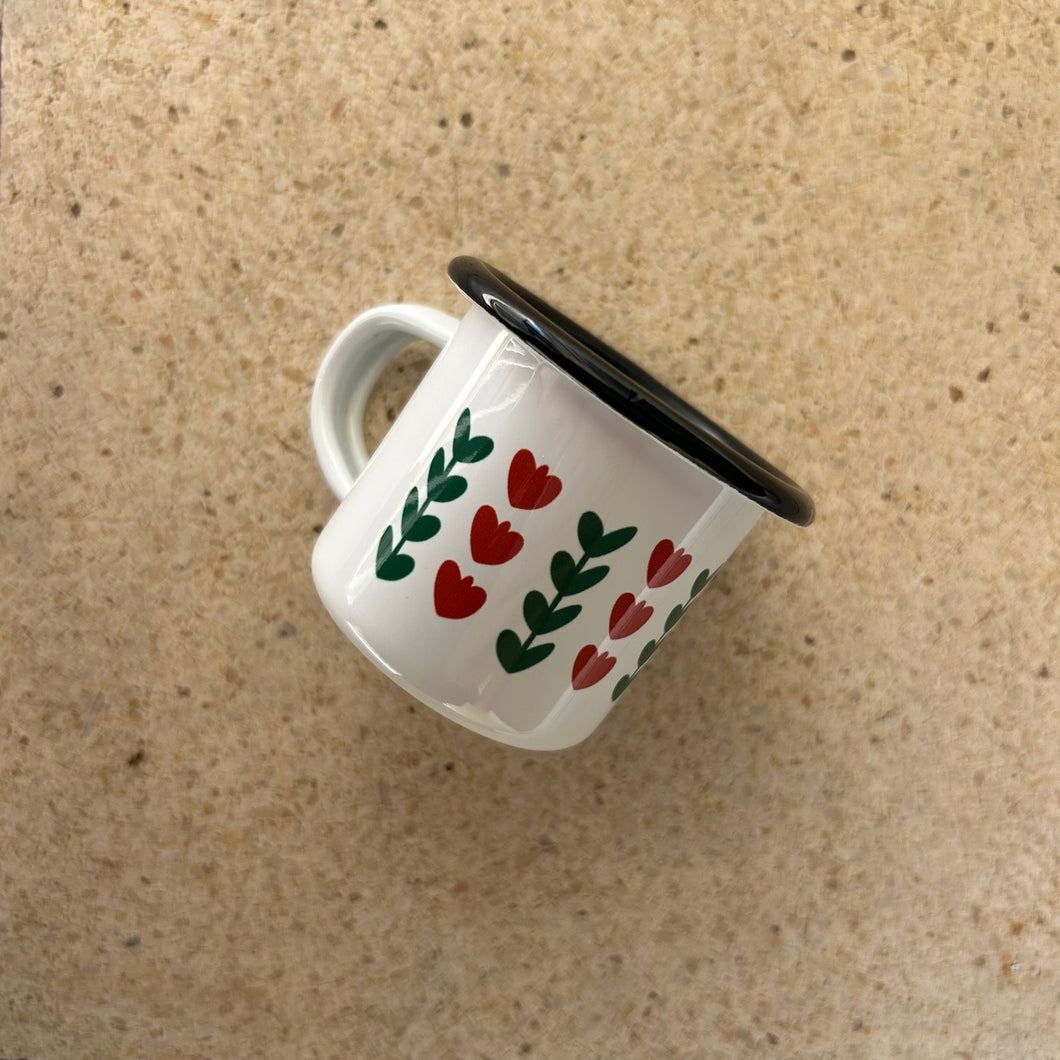 Enamel Espresso Mug Shaffeh (شفة)