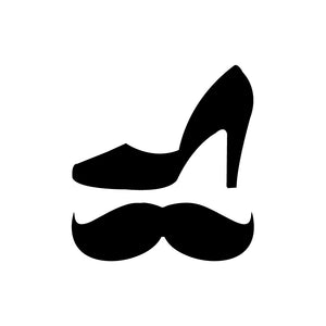 Wall Sticker Heels/Mustache