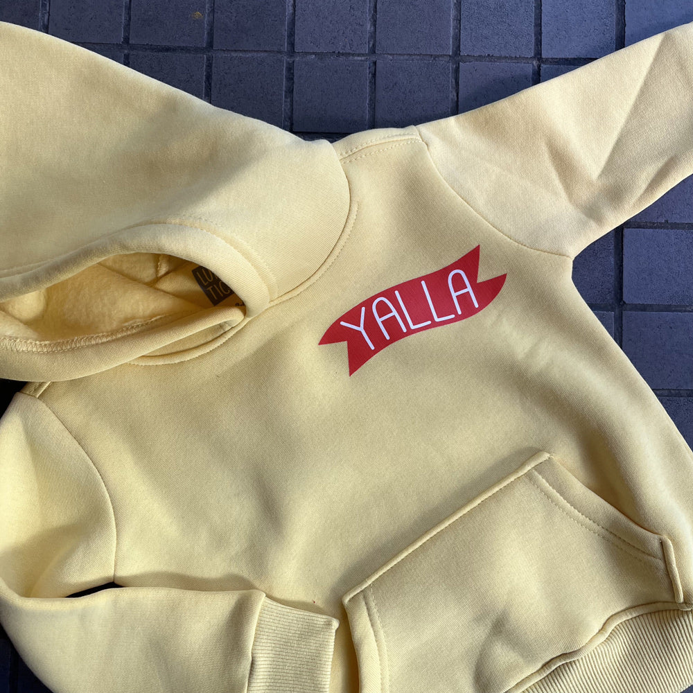 Kids Hoodie Yalla (يلا)